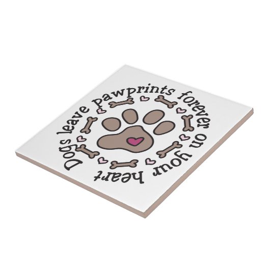 Pawprints Fliese (Seite)