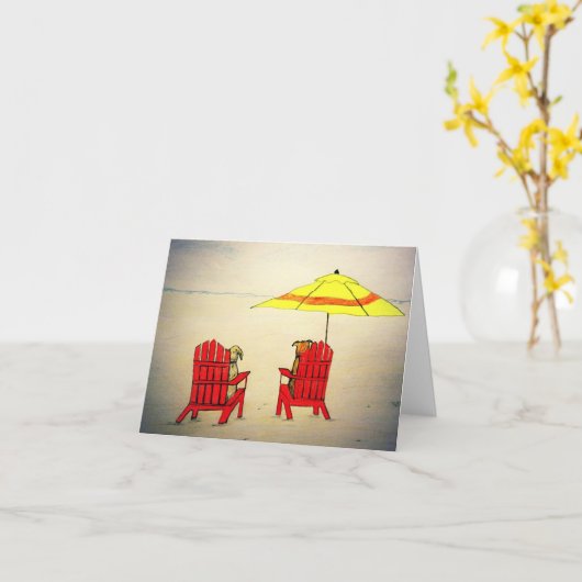 Pawprints Freundschaft Karte (Gelbe Blume)