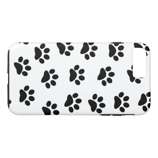 PAWPRINTS (Hündchentatzendrucke) ~.png Case-Mate iPhone Hülle (Rückseite (Horizontal))