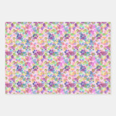 Pawprints in Rosa Geschenkpapier Set (Vorderseite 3)