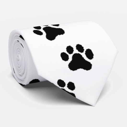 pawprints krawatte (Gerollt)