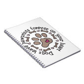 Pawprints Notizblock (Rechte Seite)