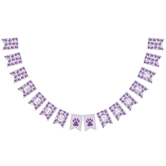 Pawprints-Party Wimpelkette (Alle)