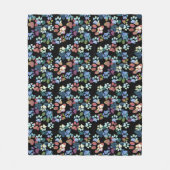 Pawprints überall fleecedecke (Vorderseite)
