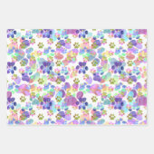 Pawprints überall geschenkpapier set (Vorderseite 3)