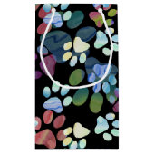 Pawprints überall kleine geschenktüte (Rückseite)