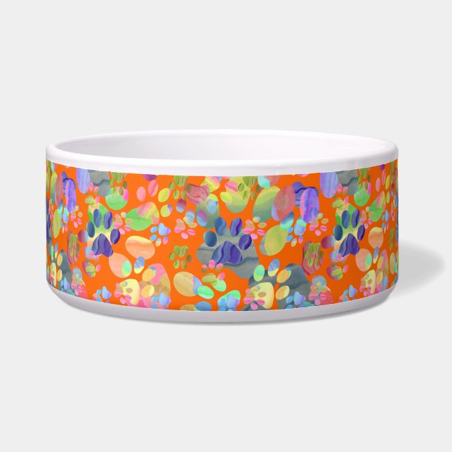 Pawprints überall napf (Vorderseite)