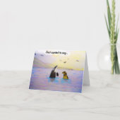 Pawprints Vielen Dank! Dankeskarte (Vorderseite)