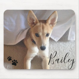 Pawprints von benutzerdefinierten Dog-Pet-Fotos un Mousepad