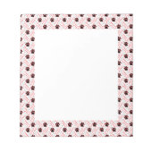 Paws and Bones Funny Design for Dog Lovers Notizblock (Vorderseite)