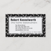 Paws and Bones Funny Design for Dog Lovers Visitenkarte (Vorderseite)