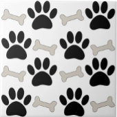 Paws And Bones Seamless Pattern Custom  Fliese