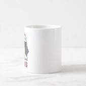 Paws and Claus - Christmas Bernese Dog Kaffeetasse (Mittel)