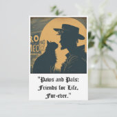 "Paws and Pals: Friends for Life, Fur-ever." (Stehend Vorderseite)