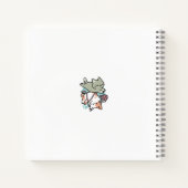 Paws and Play – Adorable Cat Illustration Notizblock (Rückseite)