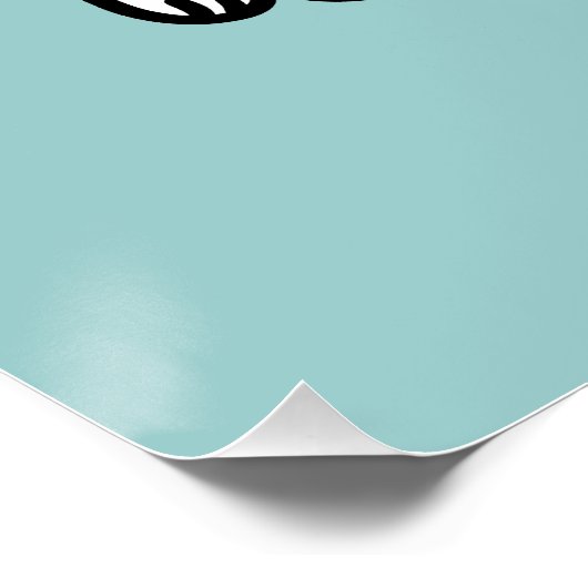 Paws and Play – Adorable Cat Illustration Poster (Ecke)