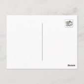 Paws and Play – Adorable Cat Illustration Postkarte (Rückseite)