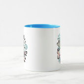 Paws and Play – Adorable Cat Illustration Tasse (Zentrum)