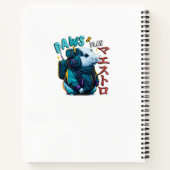 Paws and Play Japanese Kawii Hamster Notizblock (Rückseite)