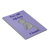 Paws and Reflections Journal Notebook Notizblock (Rechte Seite)
