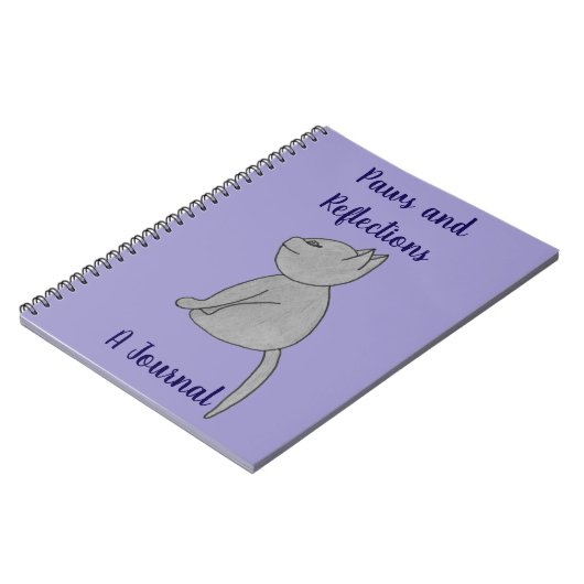 Paws and Reflections Journal Notebook Notizblock (Linke Seite)