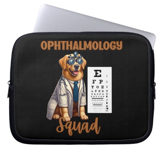 Paws and Vision Animal Ophthalmology Squad Laptopschutzhülle (Vorderseite)