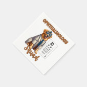 Paws and Vision Animal Ophthalmology Squad Serviette (Ecke)