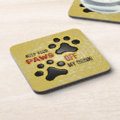 Paws Animal Paw Spaß Untersetzer (Linke Seite)