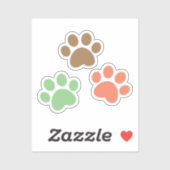 Paws Aufkleber (Blatt)
