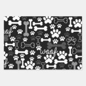 Paws & Bones Pet Theme Geschenkpapier Set (Vorderseite 2)