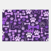 Paws & Bones Pet Theme Geschenkpapier Set (Vorderseite 3)
