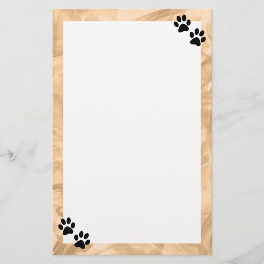 Paws Briefpapier (Vorderseite)