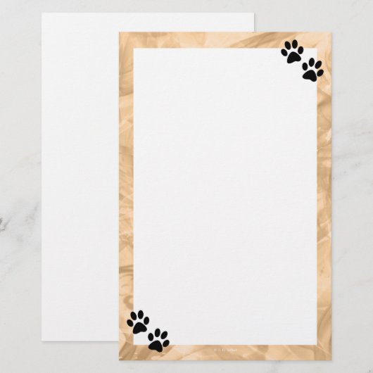Paws Briefpapier (Vorne/Hinten)