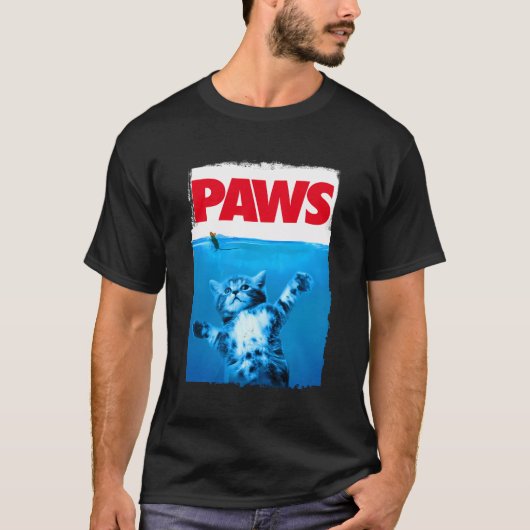 Paws Cat and Mouse Top Niedlich Funny Cat Lover Pa (Vorderseite)
