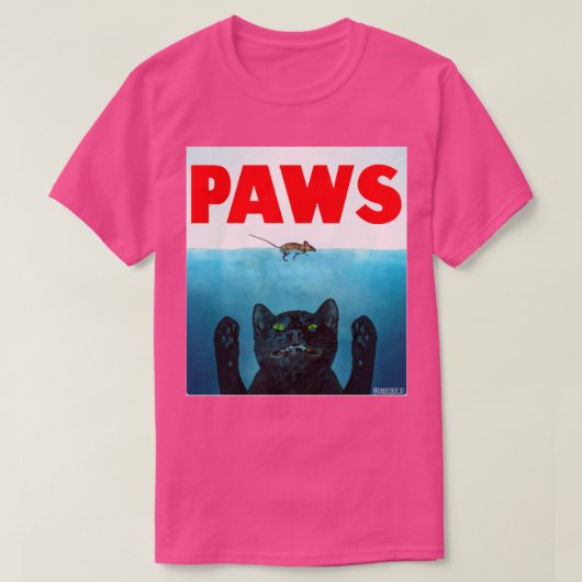 Paws Cat Jaws T-Shirt (Design vorne)