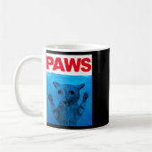 Paws Cat Meme Spaß Funny Kitty Lover Funny Cats D Kaffeetasse (Links)