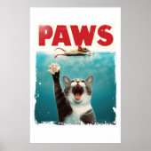 PAWS Cat Mouse Parodie der Kiefer Film Poster (Vorne)