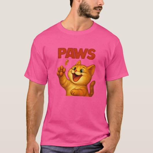 PAWS Cat & Mouse Parody-T - Shirt (Vorderseite)