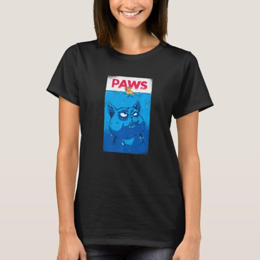 PAWS Cat T-Shirt (Vorderseite)