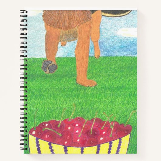 Paws&Cherry Notizbuch (Vorderseite)