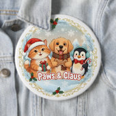Paws & Claus Button (Beispiel)