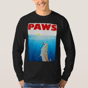 Paws Corgi und Tennis Top Dog Corgi Parody