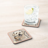 ‚Paws Crossed‘ Getränkeuntersetzer (Rechte Seite)