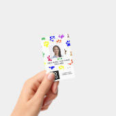 Paws Custom Employee Foto Name des Tieres Ausweis (Handheld)