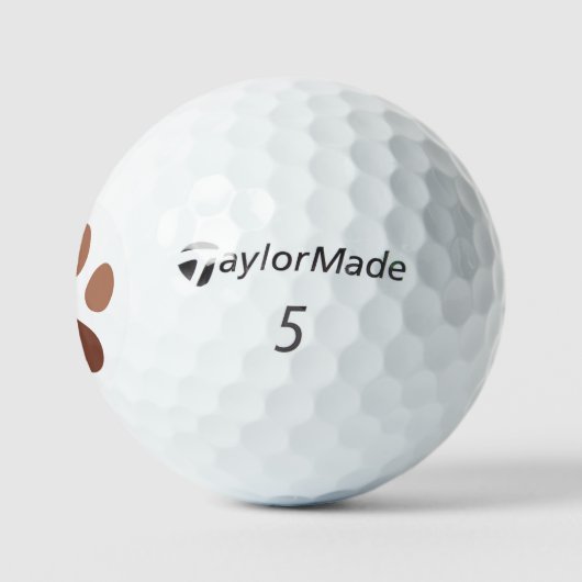 Paws Custom Taylor Made TP5, 12 Pack Golf Balls Golfball (Logo)