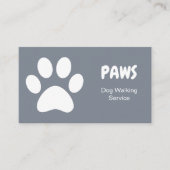 Paws Dog Walking Visitenkarte (Vorderseite)