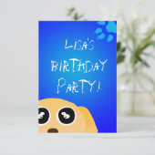 Paws Einladung (Stehend Vorderseite)