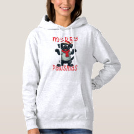 Paws & Festive Cheer Hoodie