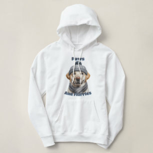 Paws & Flurries - Winterhundedesign Hoodie