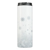 Paws & Flurries - Winterhundedesign Thermosbecher (Rückseite)